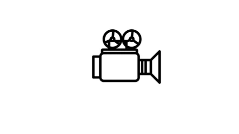 Cinematography Camera Bodies Icon Bundle Loop Vídeo Stock 334763044