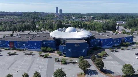 Cineplex Cinemas Langley - Modern Multiplex Cinema In Langley Township, BC Stock Footage 315013457