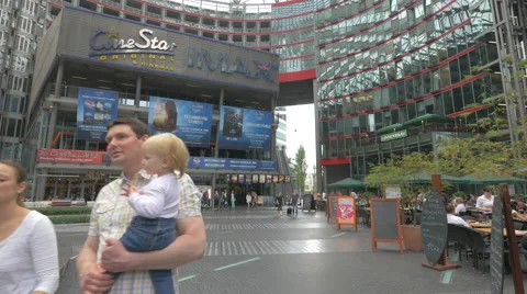 CineStar cinema building in Berlin Stock Footage 53470429