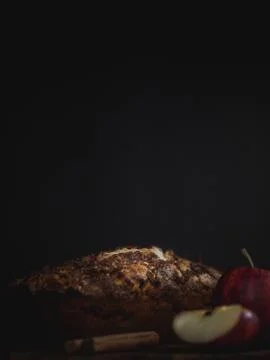 Cinnamon Apple Bread Stock Photos