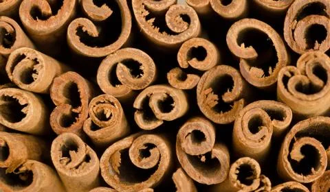Cinnamon background Stock Photos