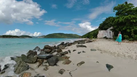 Cinnamon Bay St John usvi 動画素材 239914554