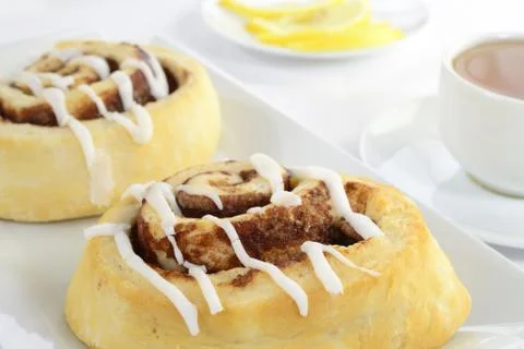 Cinnamon biscuits Stock Photos