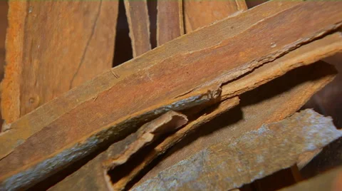 Cinnamon In A Bowl Stock-Footage 58246667
