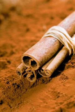 Cinnamon bunch Stock Photos