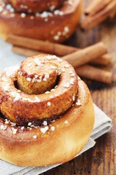Cinnamon Buns Stock Photos