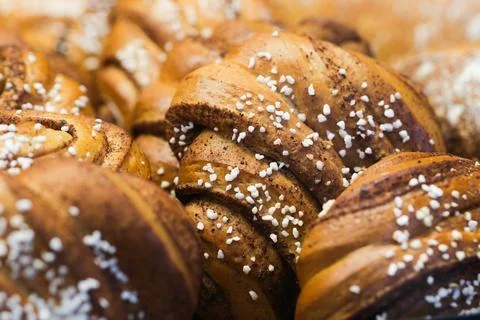 Cinnamon Buns Stock Photos