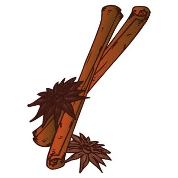 Cinnamon icon. Stock-Illustration