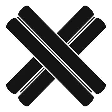 Cinnamon icon simple . Spice stick Stock-Illustration