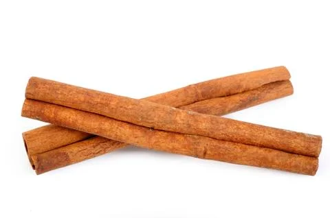 Cinnamon isolated on white background 스톡 사진