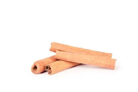 Cinnamon isolated on white background Stock-Fotos