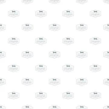 Cinnamon pattern seamless Illustrazione stock