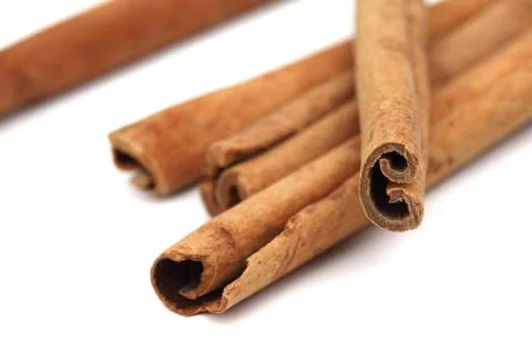 Cinnamon pile Stock Photos