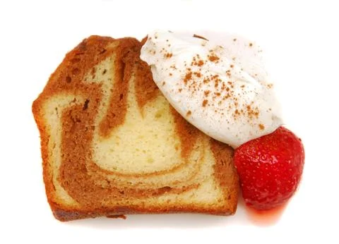 Cinnamon pound cake Stock Photos