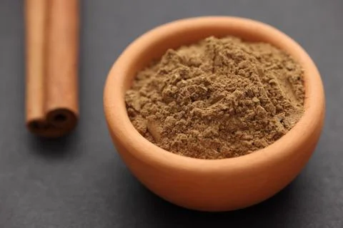Cinnamon powder Stock Photos
