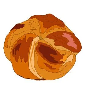 Cinnamon roll Stock Illustration