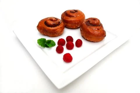 Cinnamon roll Stockfoto's