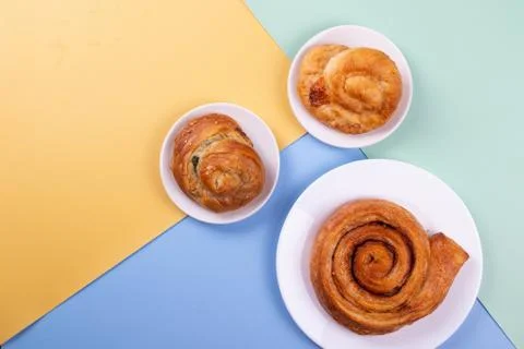 Cinnamon roll Stock Photos