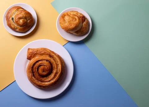 Cinnamon roll Stock Photos