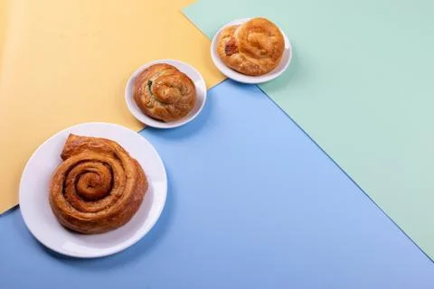 Cinnamon roll Stock Photos