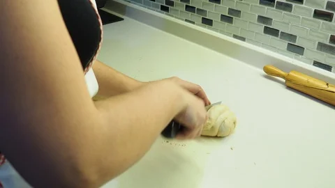 Cinnamon roll production 3 Stock Footage 113942367