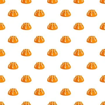 Cinnamon rolls baking pastry dessert sweet pattern Stock Illustration