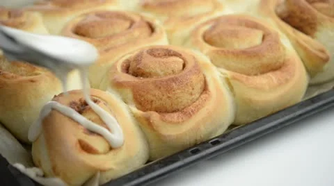 Cinnamon rolls Stock-Footage 21993471