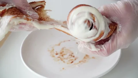 Cinnamon Rolls Stock Footage 165593719