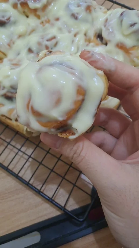 Cinnamon Rolls Stock Footage 299182194