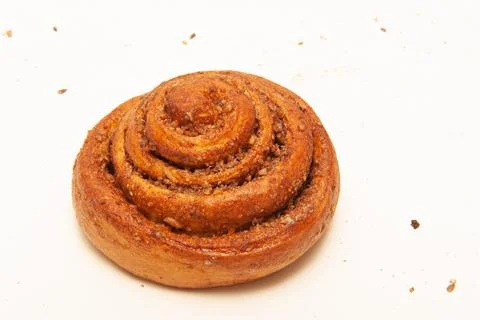 Cinnamon rolls isolated on white background. Stock Photos