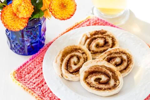Cinnamon rolls Stock Photos