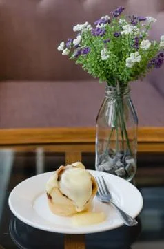 Cinnamon rolls 스톡 사진