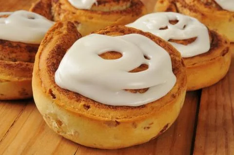 Cinnamon Rolls Stock Photos