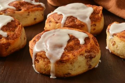 Cinnamon rolls Stock Photos