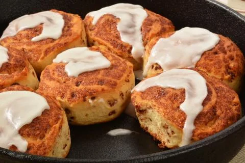 Cinnamon rolls Stock Photos
