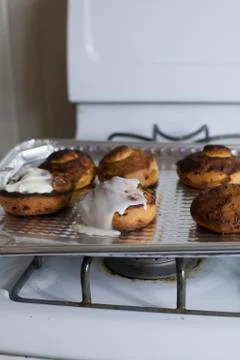 Cinnamon Rolls Stock Photos