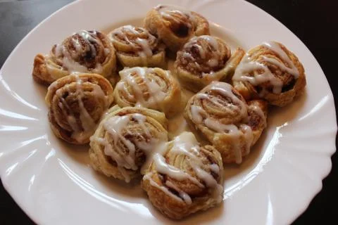 Cinnamon rolls Stock-Fotos