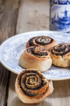 Cinnamon rolls Stock Photos
