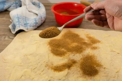 Cinnamon rolls Foto stock
