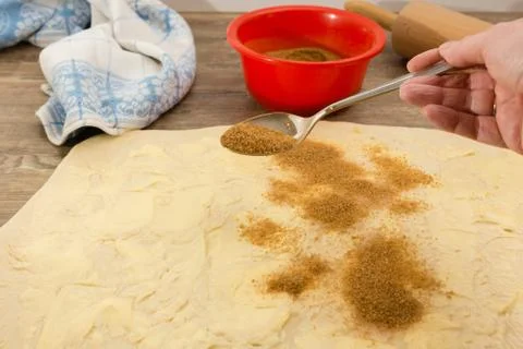 Cinnamon rolls Stock Photos