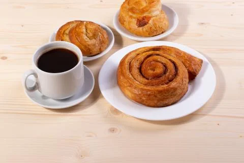 Cinnamon rolls Stock Photos
