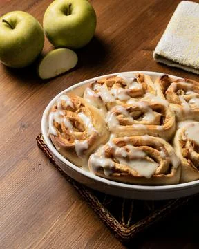 Cinnamon rolls 스톡 사진
