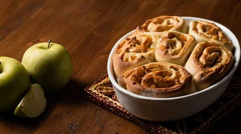 Cinnamon rolls 스톡 사진