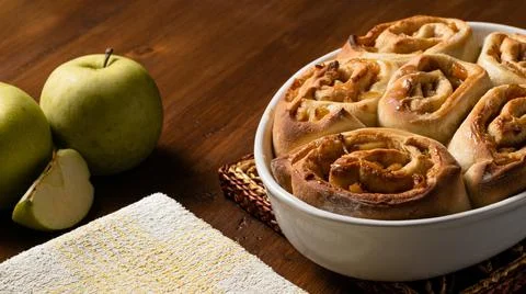 Cinnamon rolls 스톡 사진