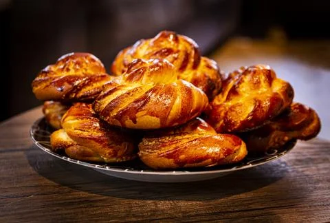 Cinnamon Rolls Stock Photos