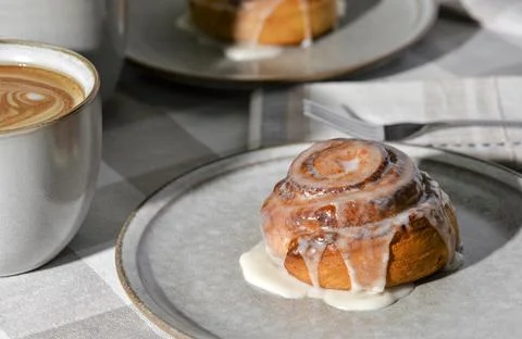 Cinnamon Rolls Stock Photos