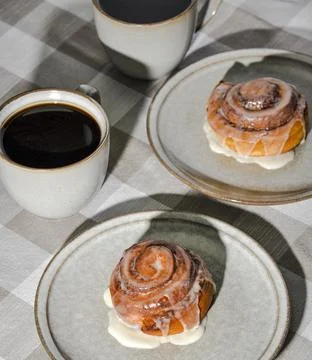 Cinnamon Rolls Stock-Fotos