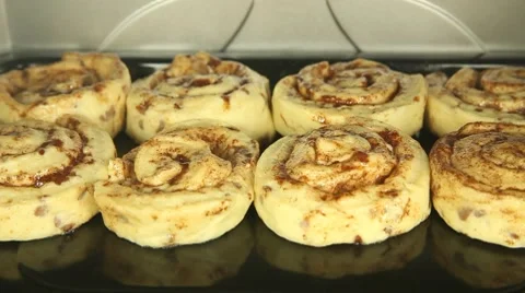 Cinnamon Rolls - Timelapse Stock Footage 7909251