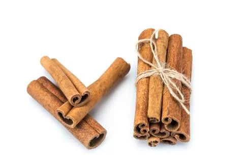 Cinnamon stick bunch Stock Photos