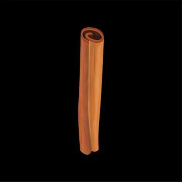 Cinnamon stick, fragrant spice vector Illustration on a white background Stock-Illustration